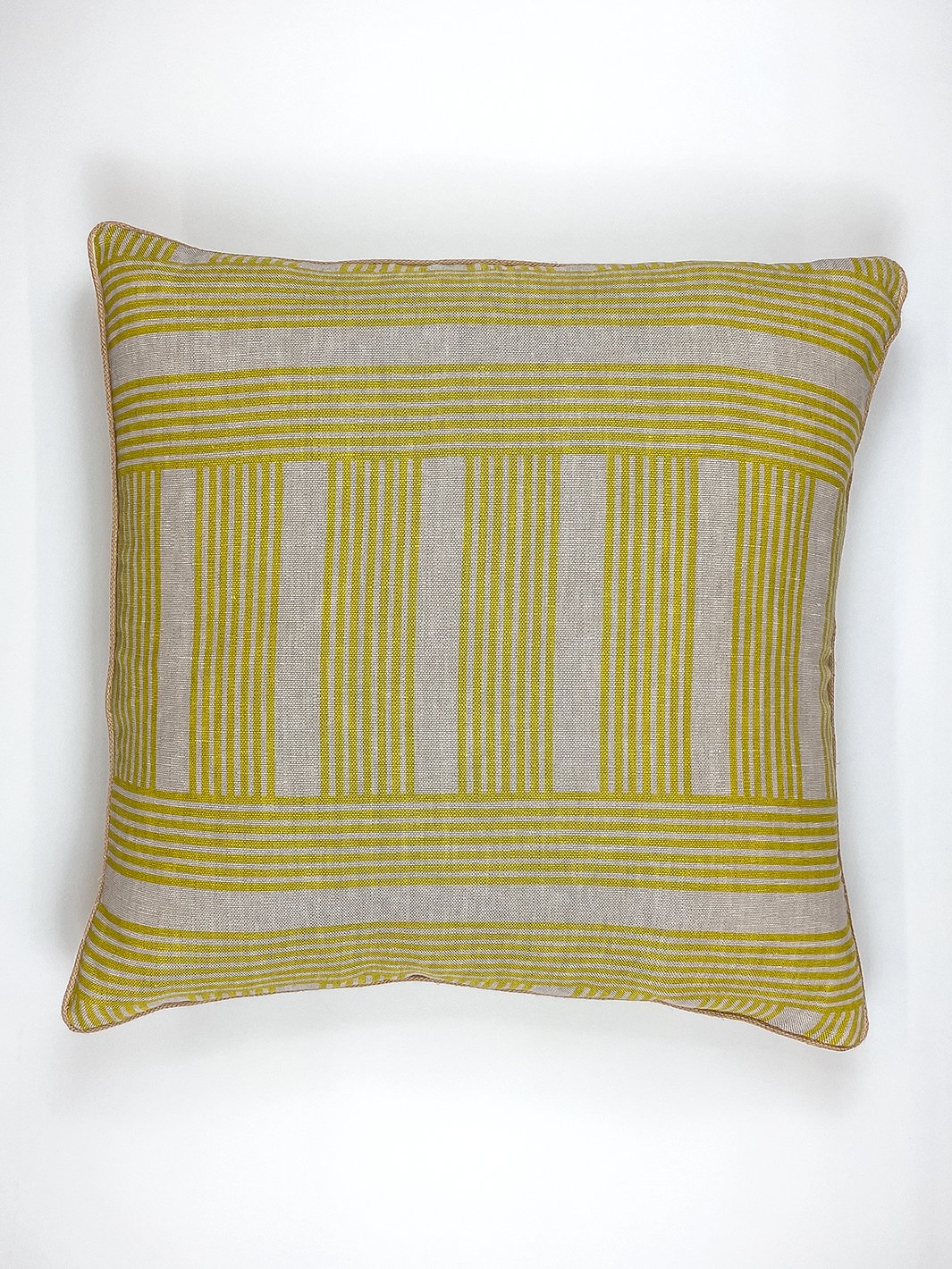 roman holiday grid throw pillow by barbie daffodil