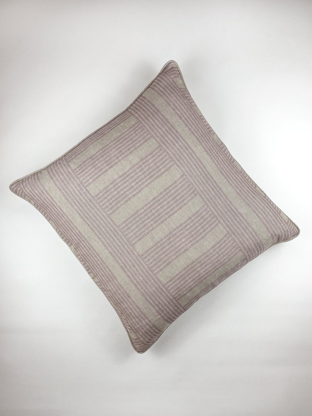 'Roman Holiday Grid' Throw Pillow by Barbie™ - Lilac