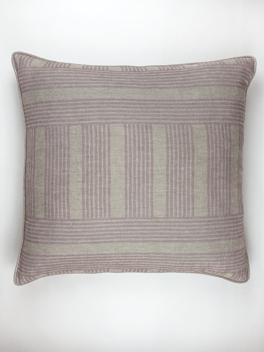 roman holiday grid throw pillow by barbie lilac