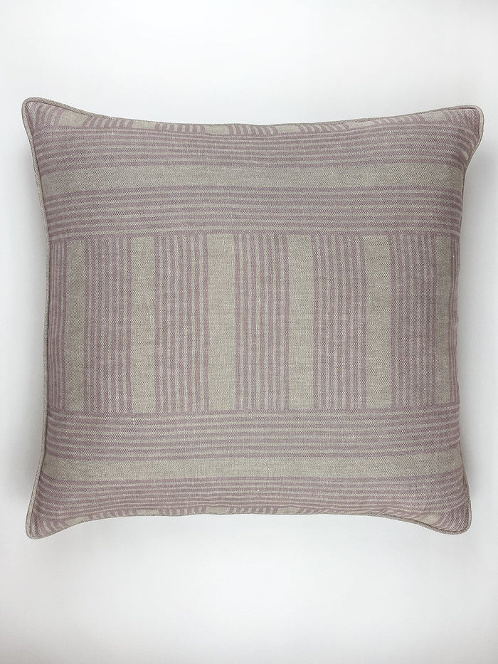 'Roman Holiday Grid' Throw Pillow by Barbie™ - Lilac