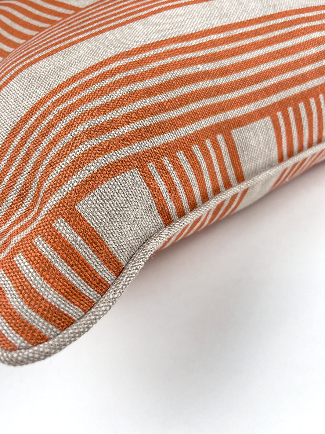 roman holiday grid throw pillow by barbie terracotta