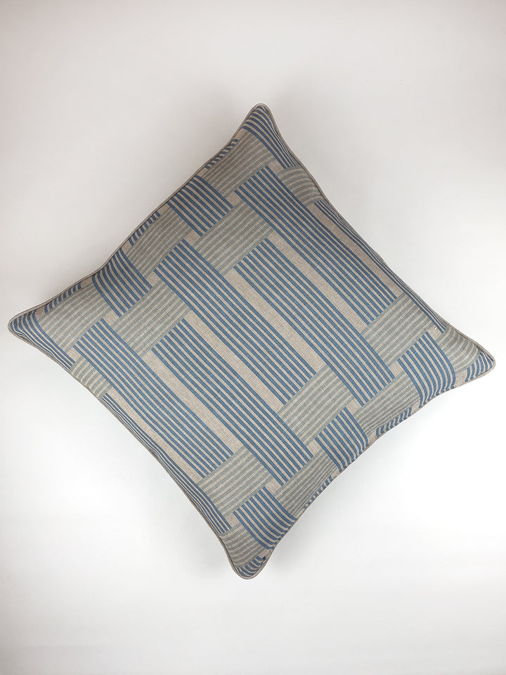 fabric by the yard roman holiday woven cornflower