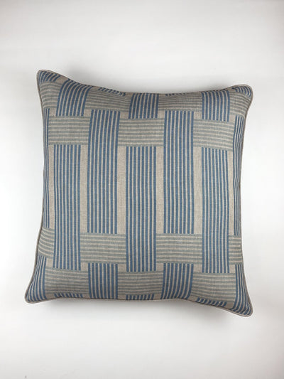 'Roman Holiday Woven' Throw Pillow by Barbie™ - Cornflower