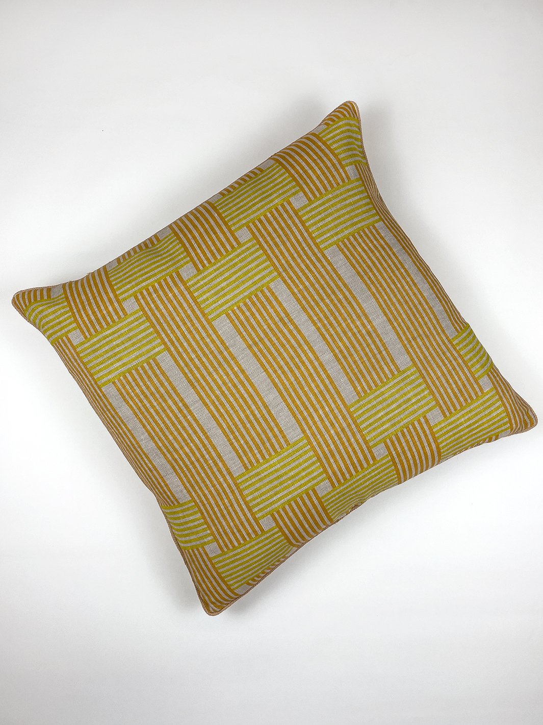 'Roman Holiday Woven' Throw Pillow by Barbie™ - Marigold