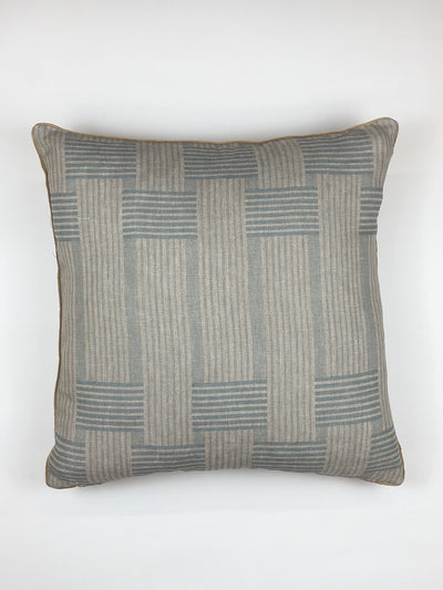 'Roman Holiday Woven' Throw Pillow by Barbie™- Pale Blue