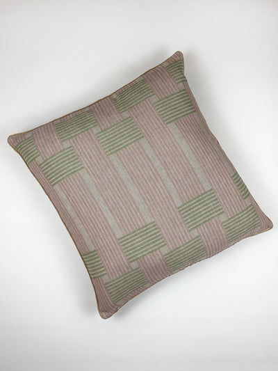 'Roman Holiday Woven' Throw Pillow by Barbie™ - Pink and Green
