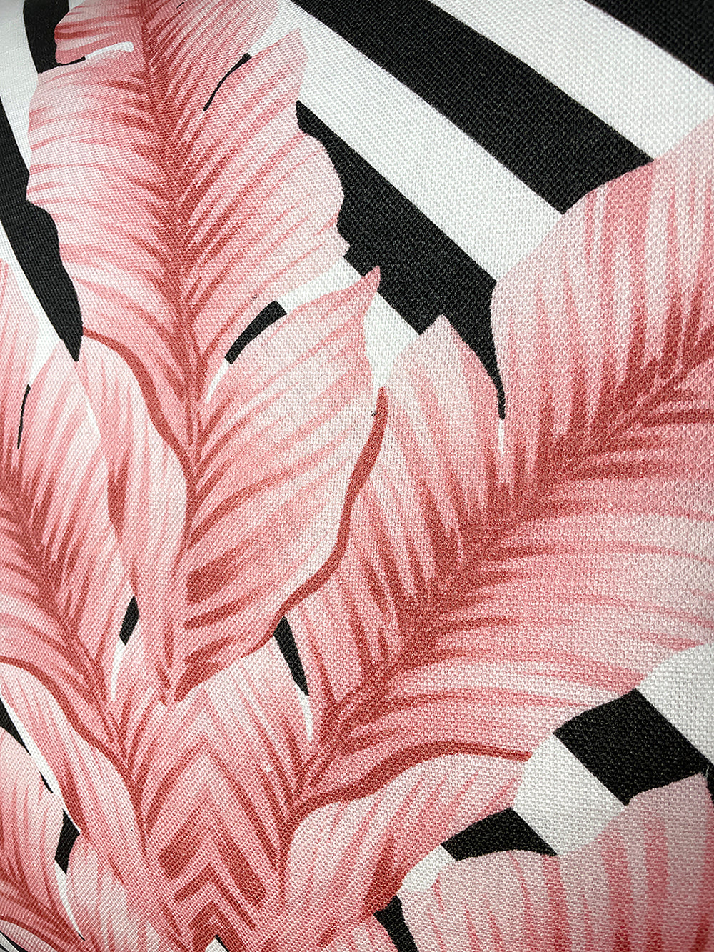 fabric by the yard isla palm flamingo