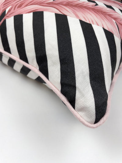 'Barbiestyle™ Isla Palm' Throw Pillow - Flamingo