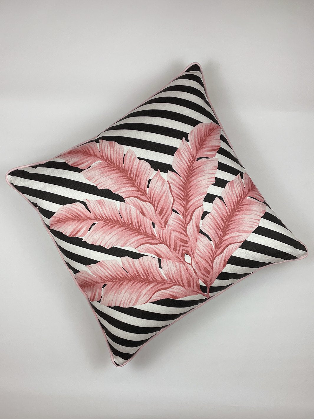 'Barbiestyle™ Isla Palm' Throw Pillow - Flamingo