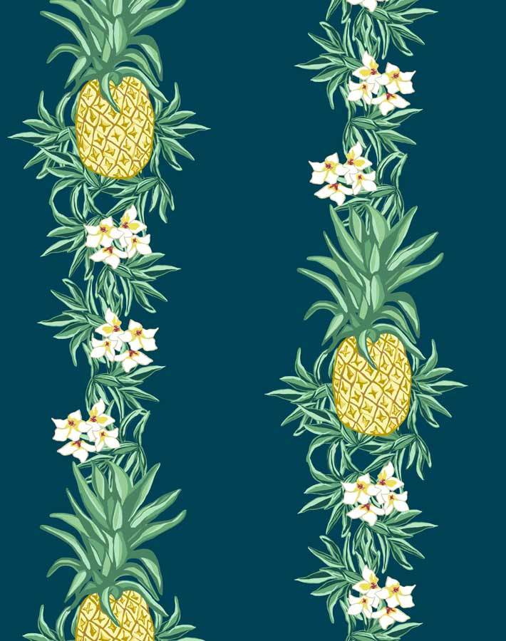 'Pineapple Express' Wallpaper by Nathan Turner - Indigo