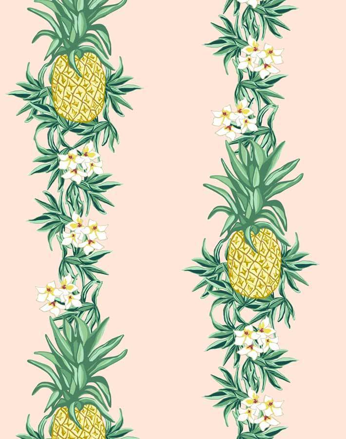 'Pineapple Express' Wallpaper by Nathan Turner - Peach