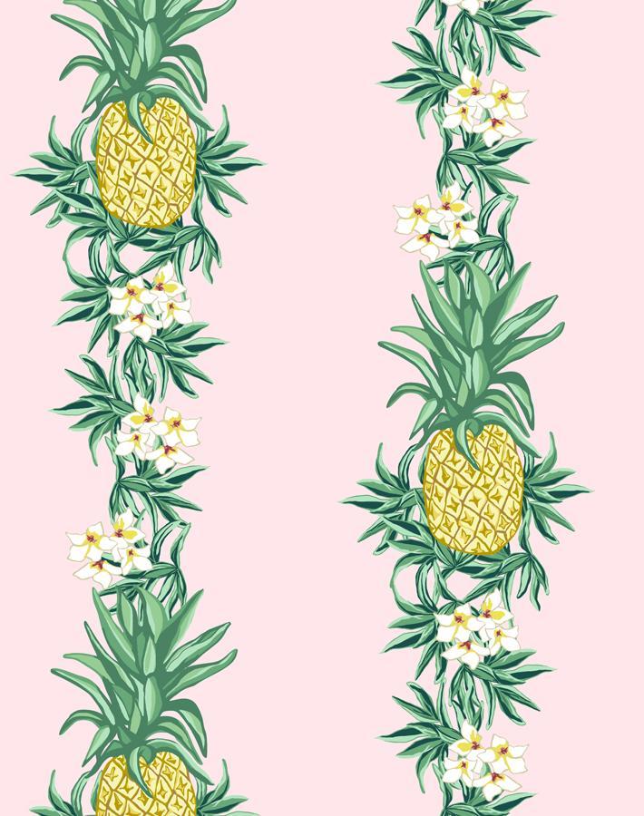 'Pineapple Express' Wallpaper by Nathan Turner - Pink