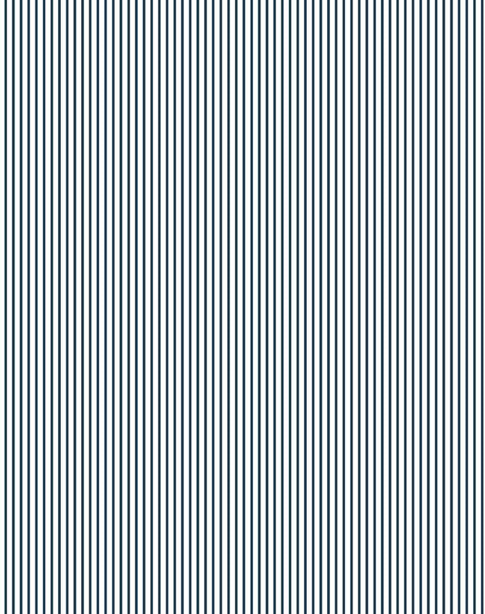 'Pinstripe' Wallpaper by Sugar Paper - Navy