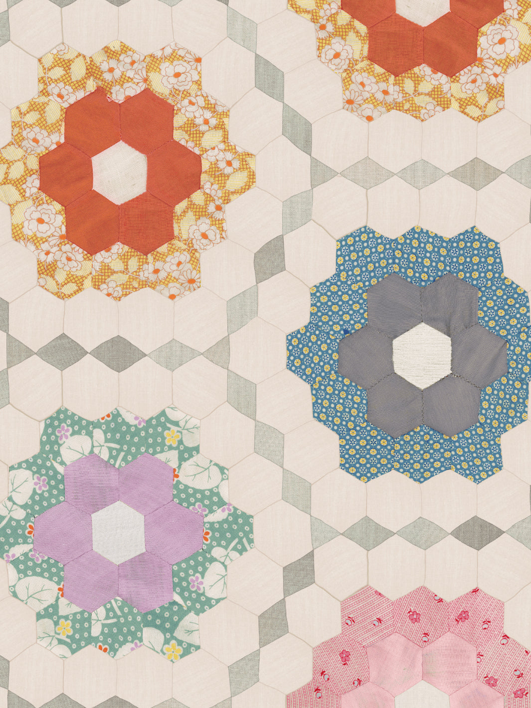'Pinwheel Quilt' Wallpaper by Chris Benz - Multi
