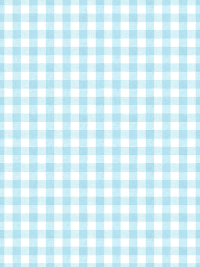 'Pixie Gingham' Wallpaper by Sarah Jessica Parker - Sky