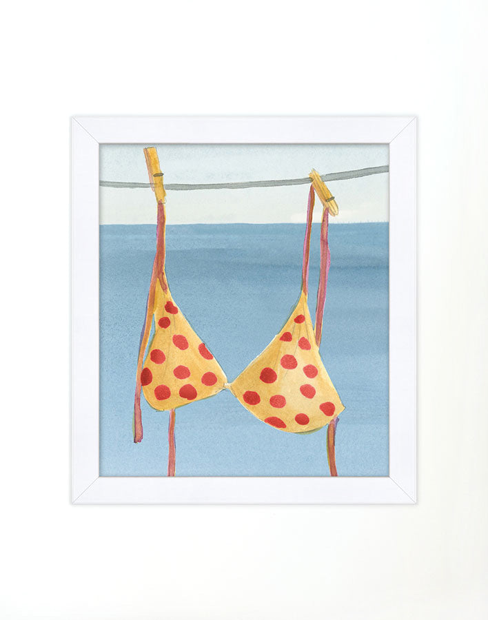 'Polka Dot Bikini' Framed Art by Nathan Turner