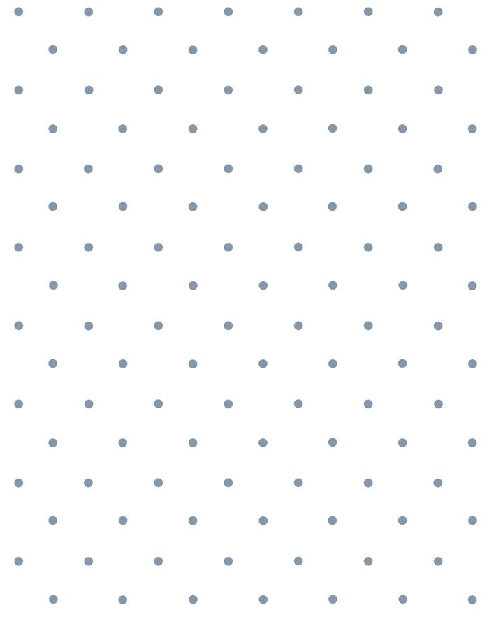 'Polka Dot' Wallpaper by Sugar Paper - French Blue On White