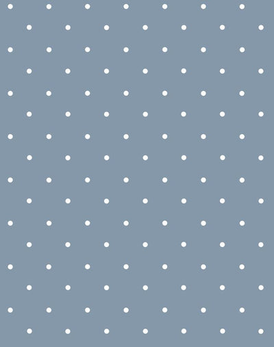 polka dot french blue