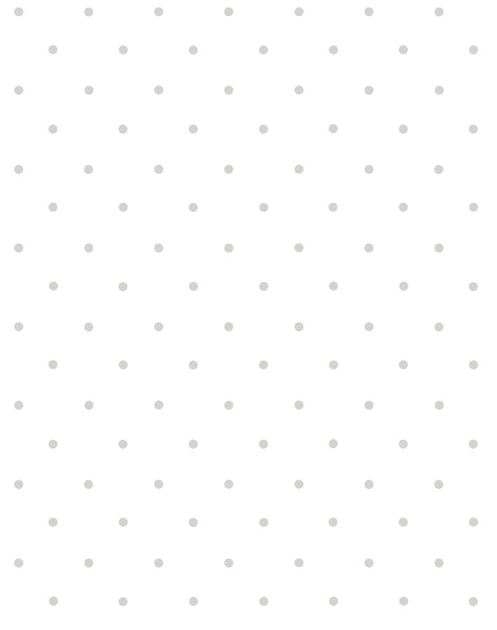polka dot grey on white