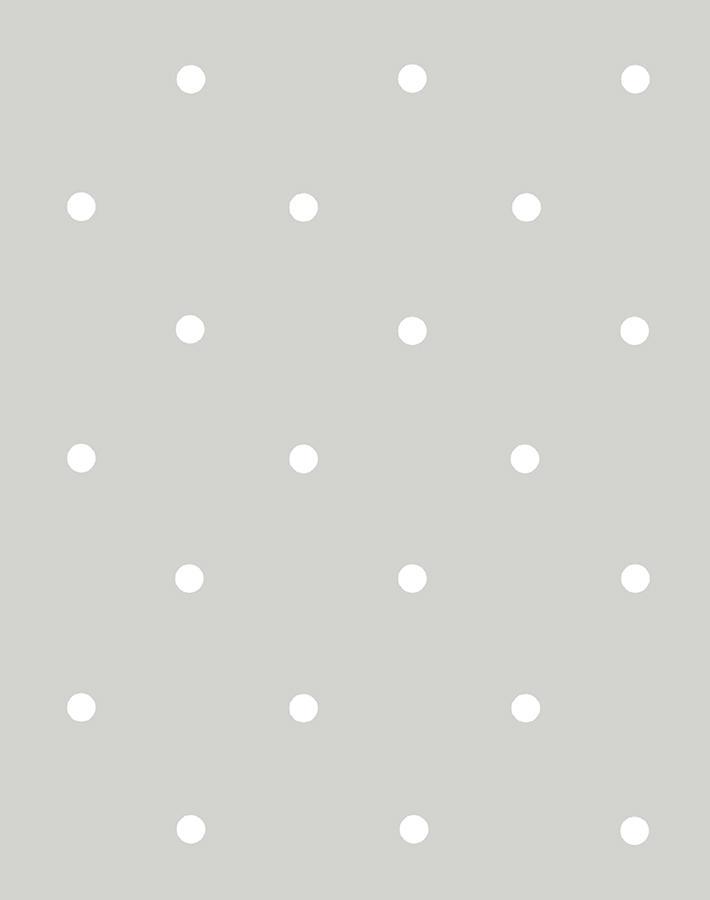 'Polka Dot' Wallpaper by Sugar Paper - Grey