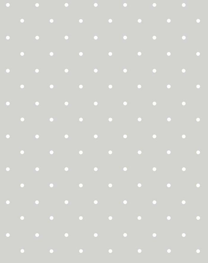 'Polka Dot' Wallpaper by Sugar Paper - Grey