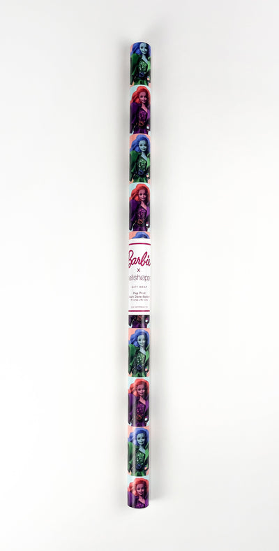 Pop Print Dream Date Barbie™ Gift Wrap - Multi