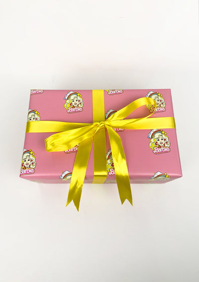 Rainbow Barbie™ Gift Wrap - Bubblegum