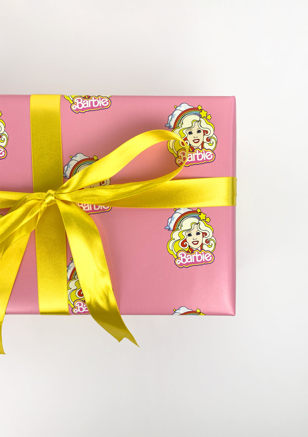 Rainbow Barbie™ Gift Wrap - Bubblegum