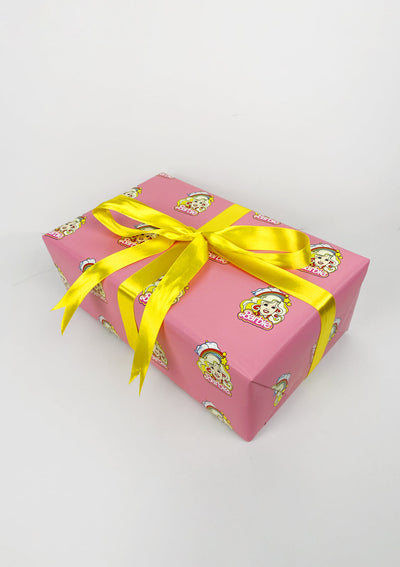 Rainbow Barbie™ Gift Wrap - Bubblegum