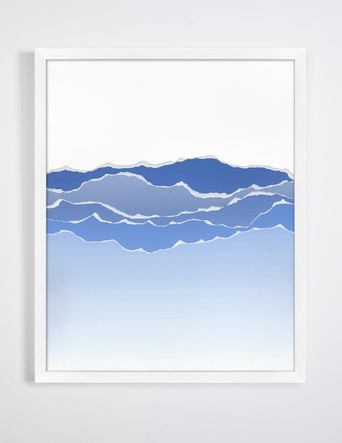 Artshoppe Ripped Waves by Nathan Turner - Framed Wall Art | Art by Wallshoppe