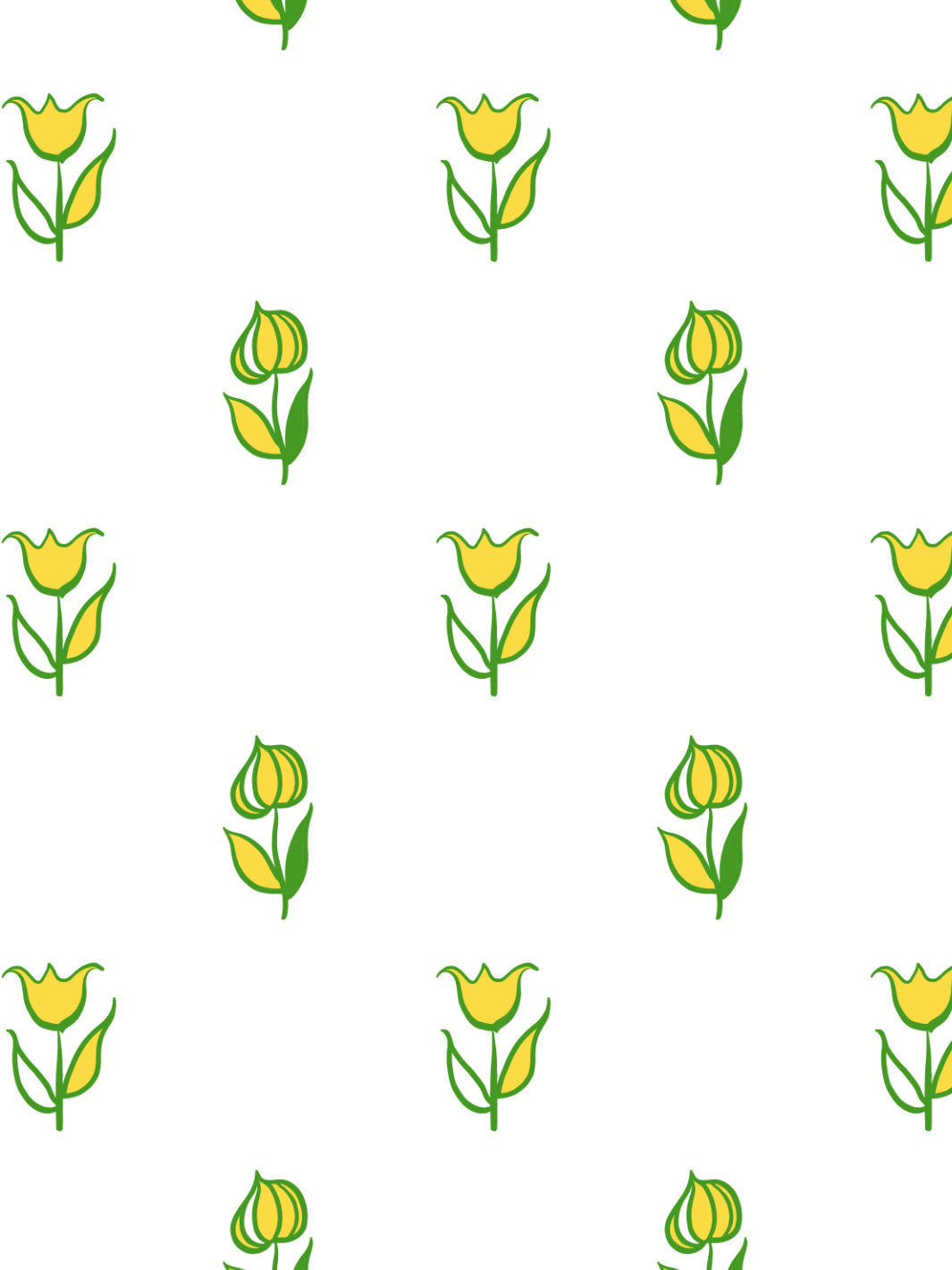 'Rita's Flowers' Wallpaper by Lingua Franca - Green Gold