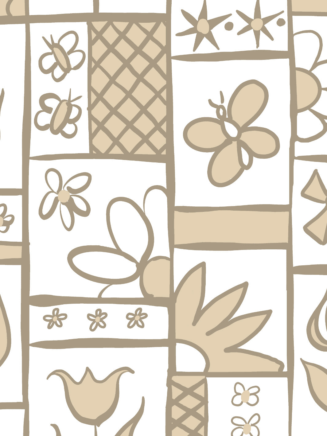 ritas kitchen wallpaper by lingua franca oatmeal
