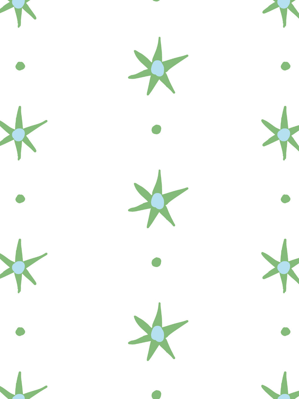 ritas-stars-wallpaper-by-lingua-franca-green-blue