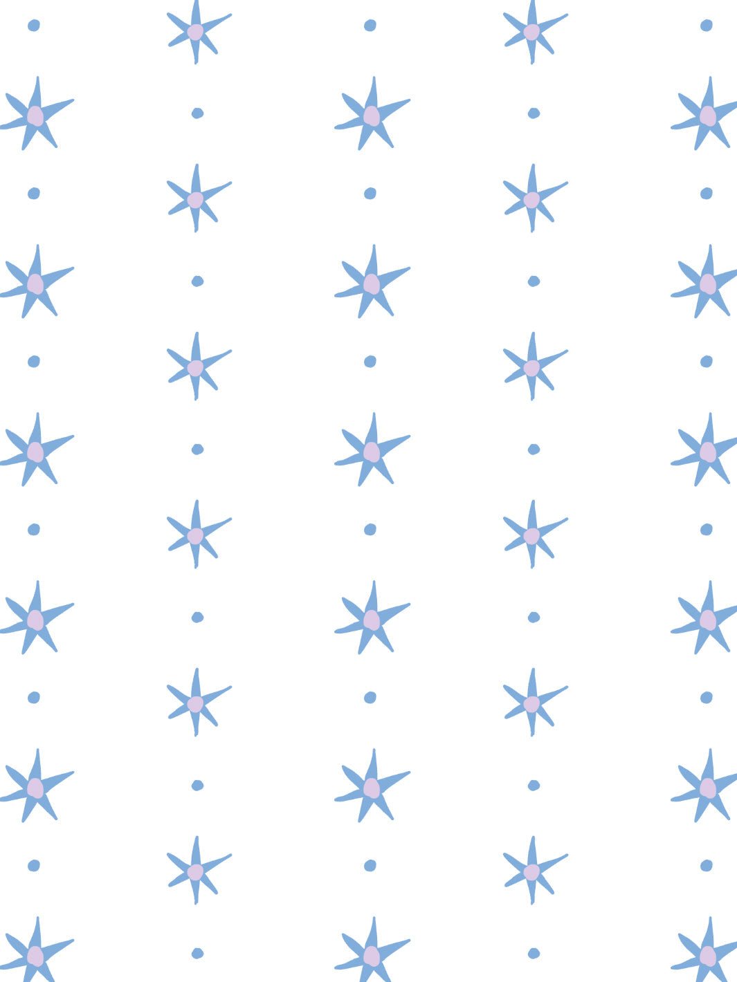 ritas stars wallpaper by lingua franca lavender blue