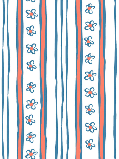 ritas stripes wallpaper by lingua franca lapis watermelon