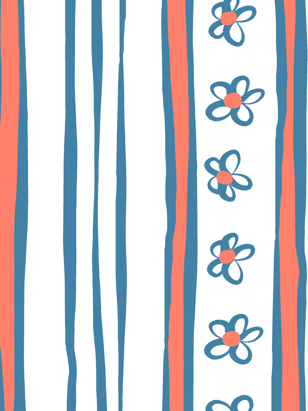 ritas stripes wallpaper by lingua franca lapis watermelon