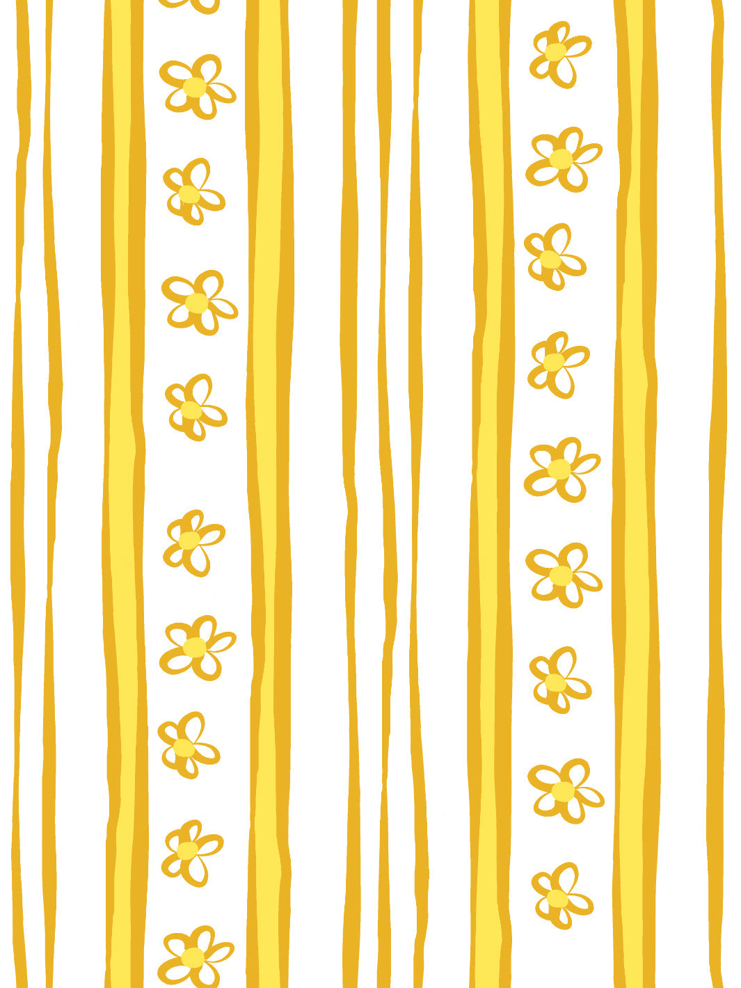 ritas stripes wallpaper by lingua franca marigold daffodil