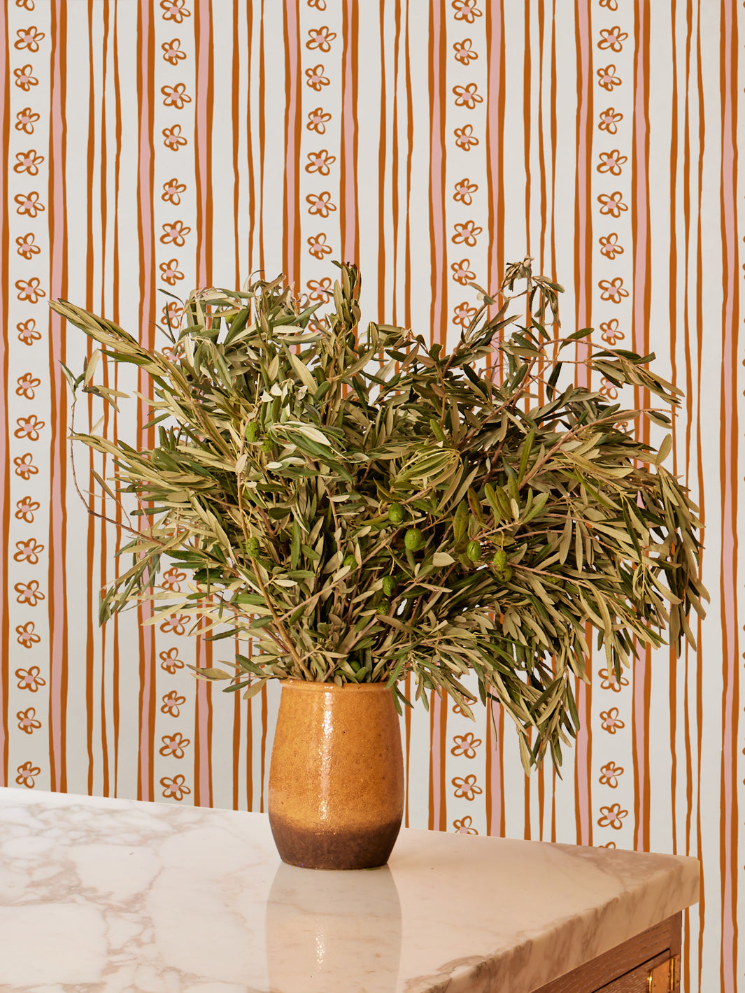 ritas-stripes-wallpaper-by-lingua-franca-rust-pink