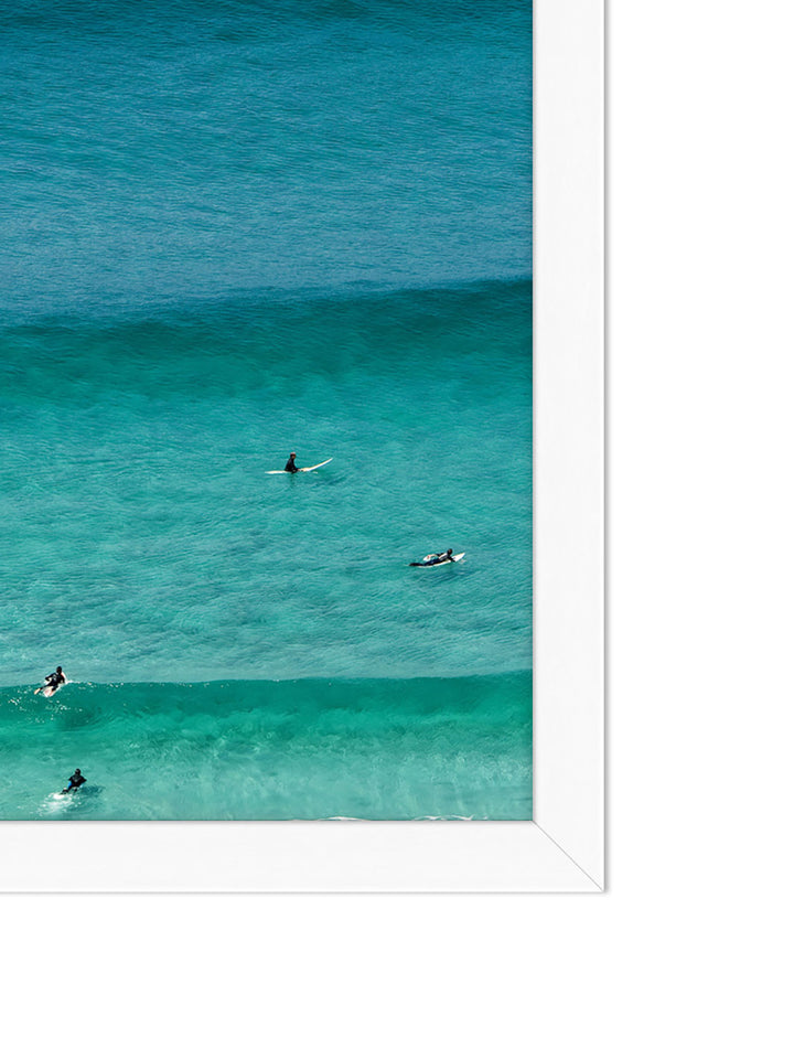 'Rolling Surf Aerial' by Nathan Turner Framed Art