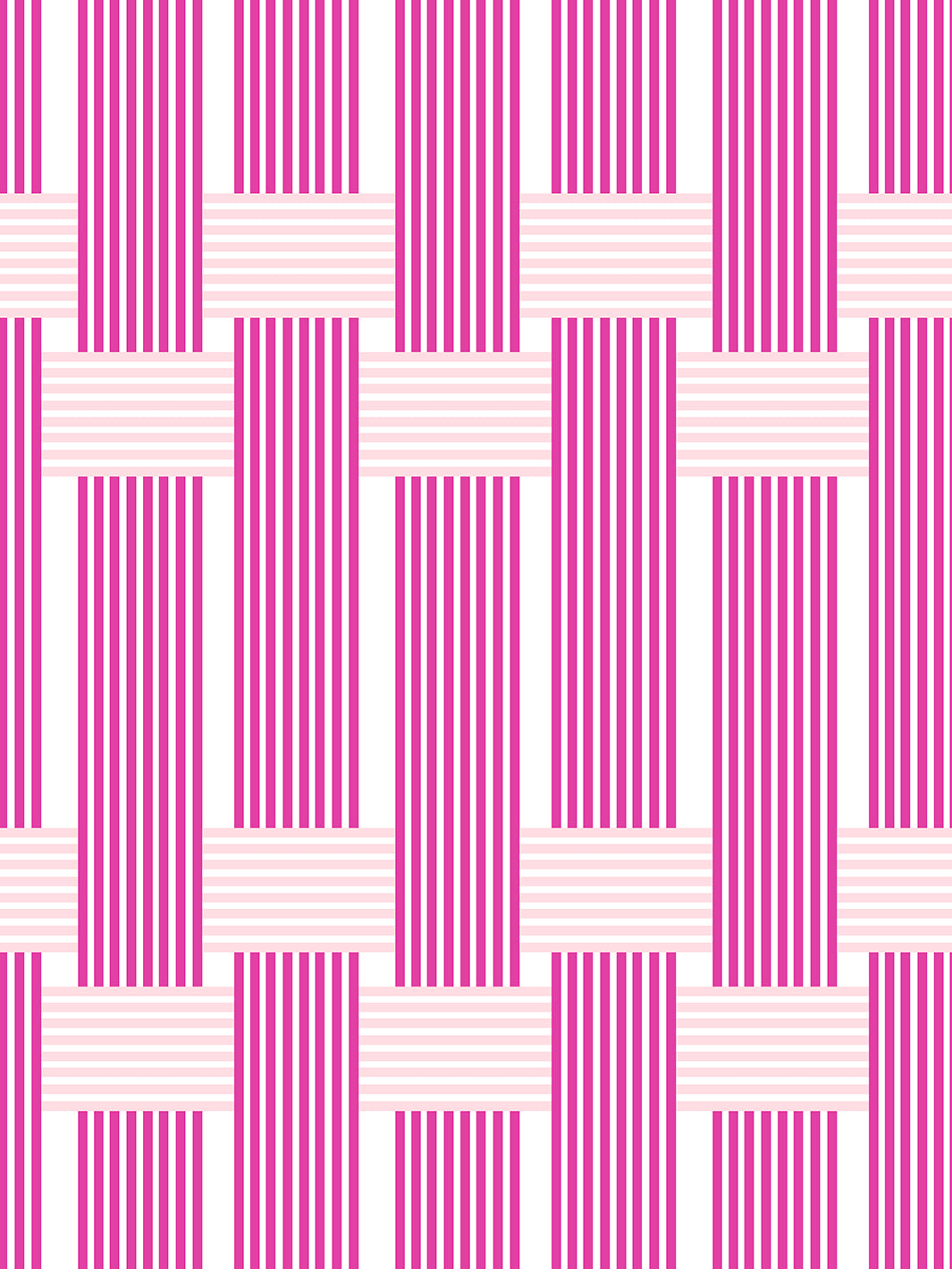 'Roman Holiday Woven' Wallpaper - 219 Barbie™ Pink