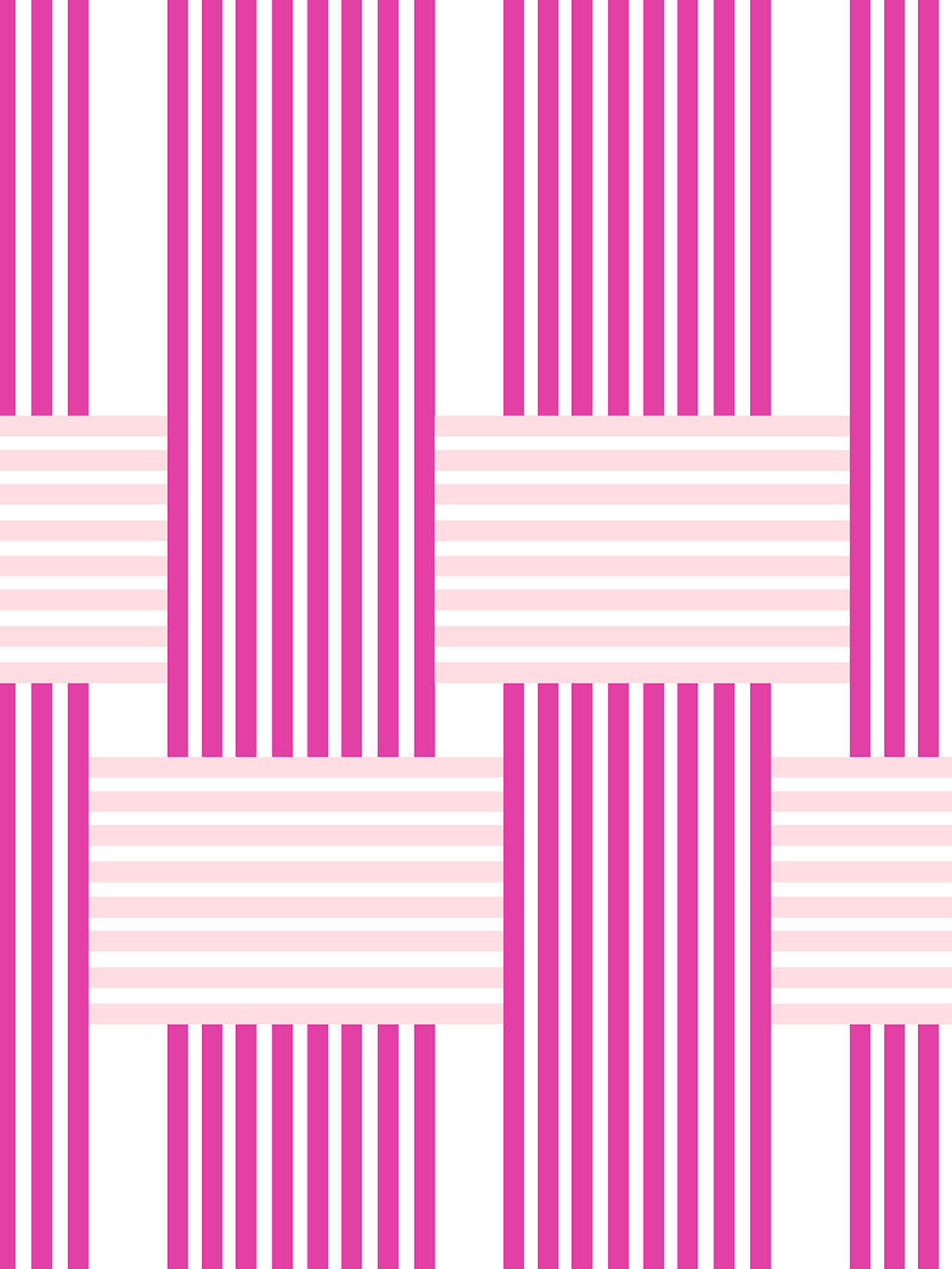 'Roman Holiday Woven' Wallpaper - 219 Barbie™ Pink