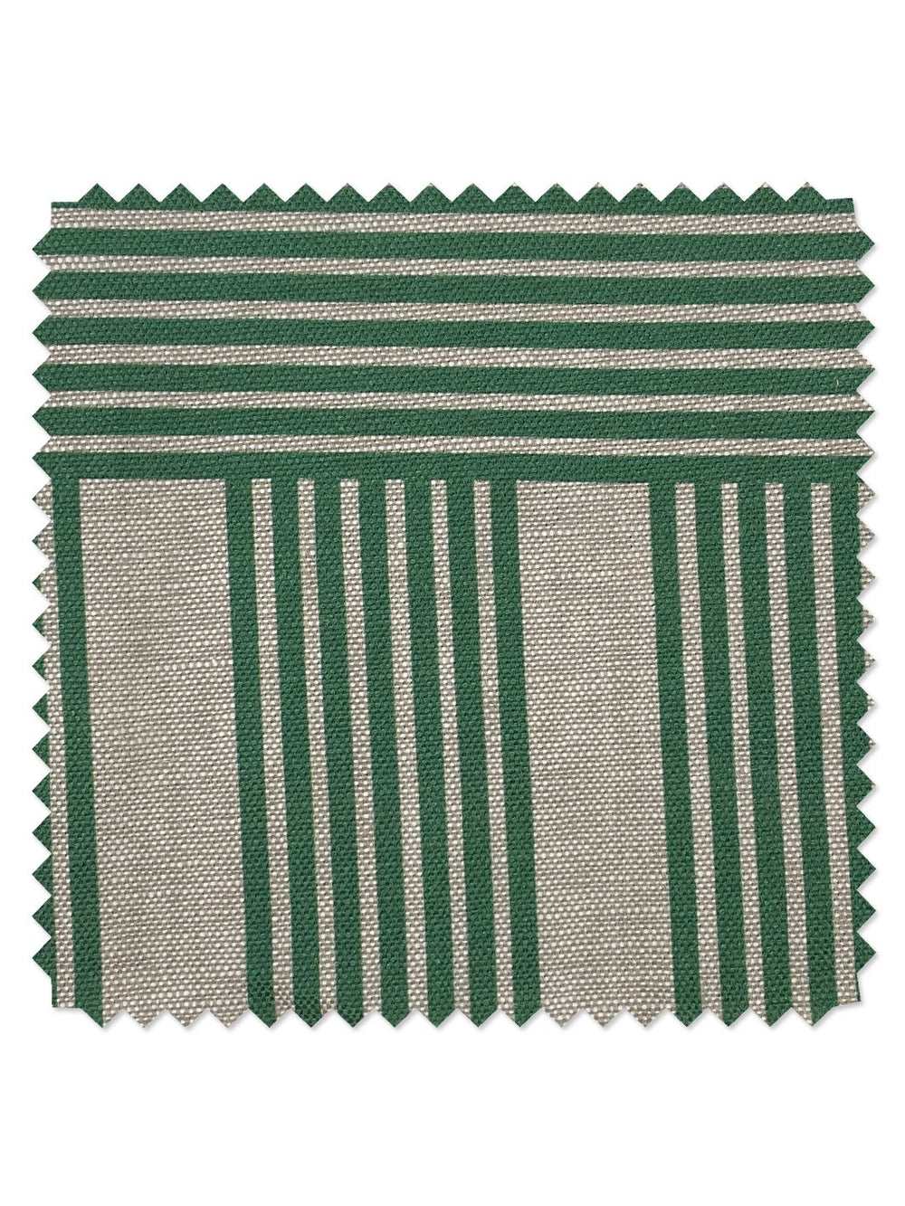 fabric by the yard roman holiday grid green