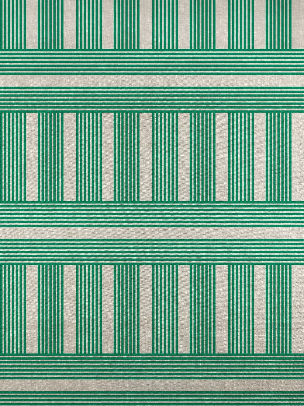 fabric by the yard roman holiday grid green