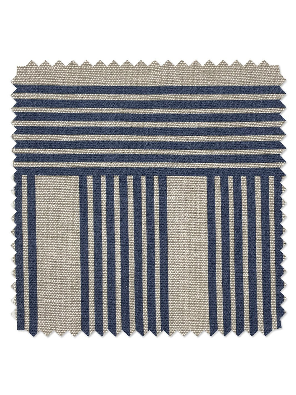 fabric by the yard roman holiday grid navy