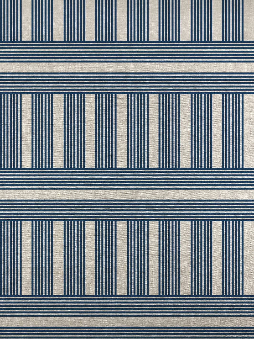 fabric by the yard roman holiday grid navy