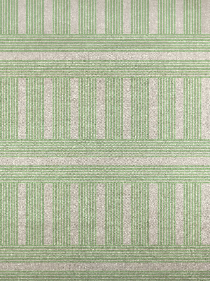 fabric by the yard roman holdiay grid spring green