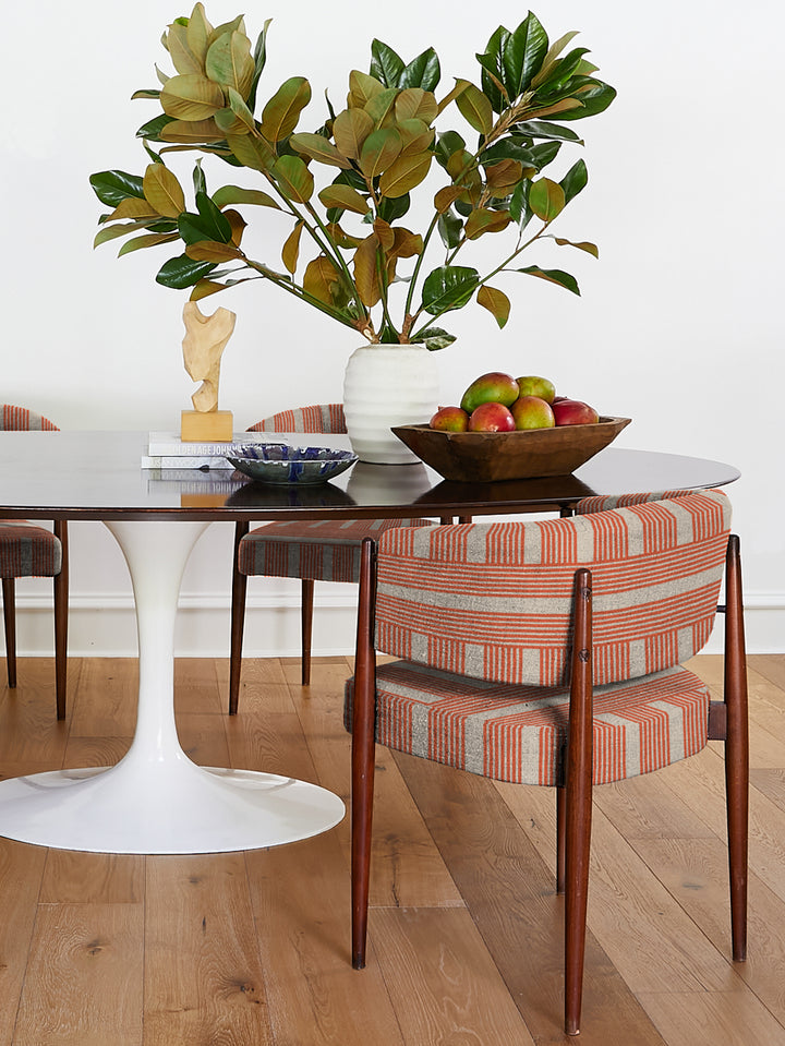 fabric by the yard roman holiday grid terracotta