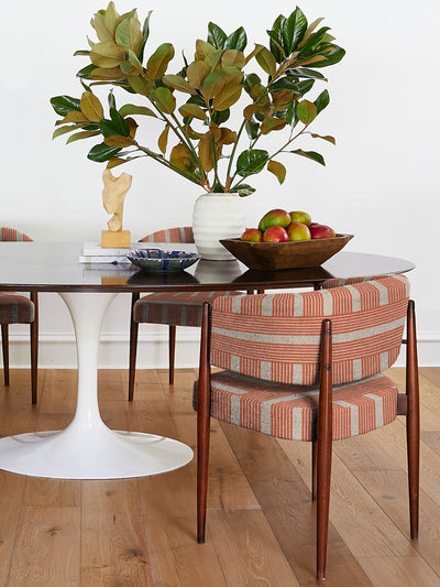 'Fabric by the Yard - Roman Holiday Grid - Terracotta