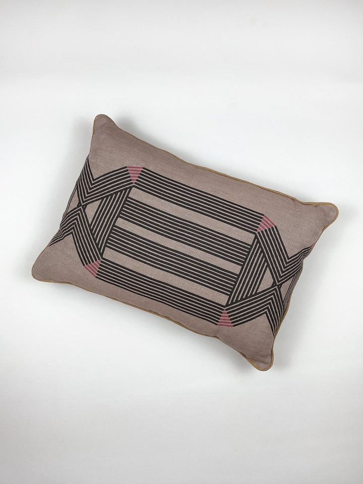 roman holiday key lumbar pillow by barbie pink