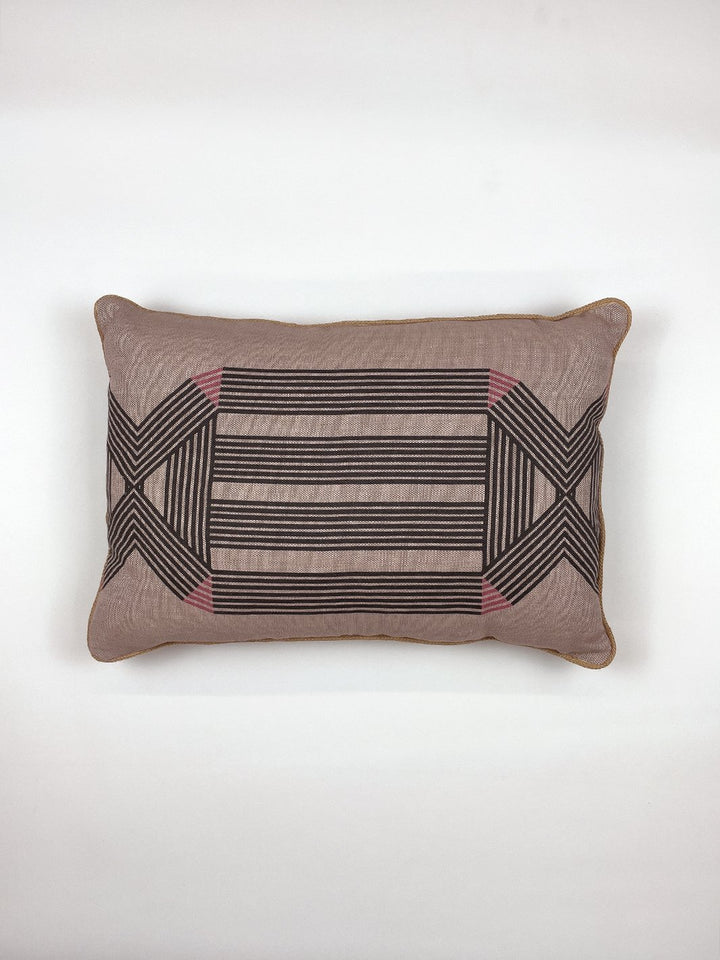 roman holiday key lumbar pillow by barbie pink